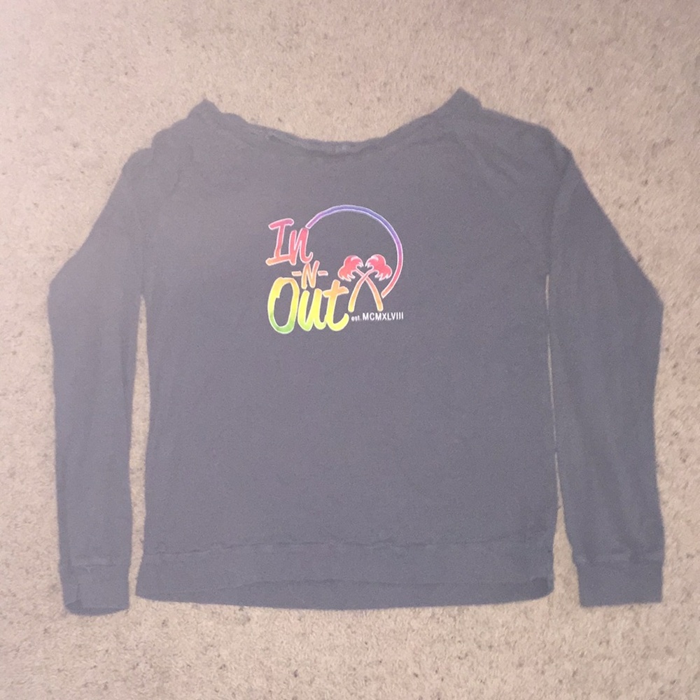 In-n-Out off the shoulder top